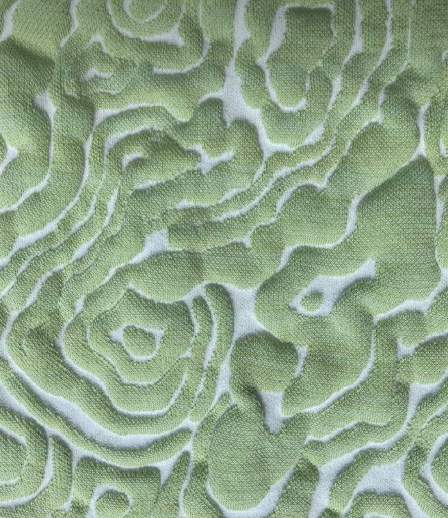 Green organic textile texture   ecological surface language